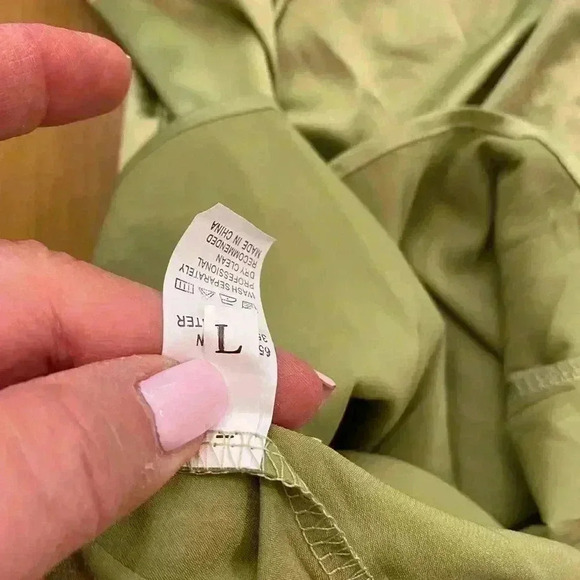 Women's Slip Mini Dress Embroidered Daisy Lime Green Pink large - Picture 7 of 16